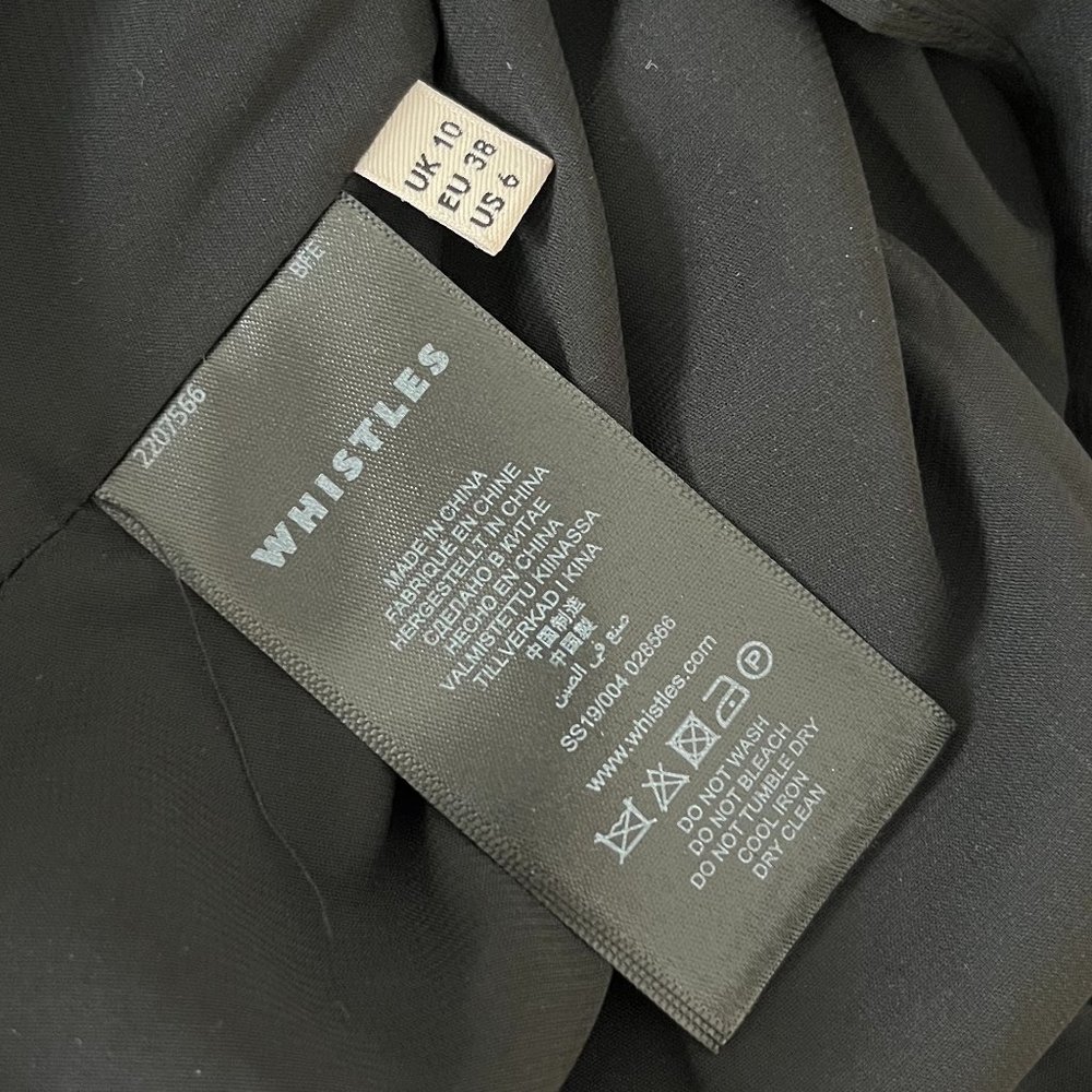 Whistles Regina Pleated Sparkle Dress - Picture 2 of 11